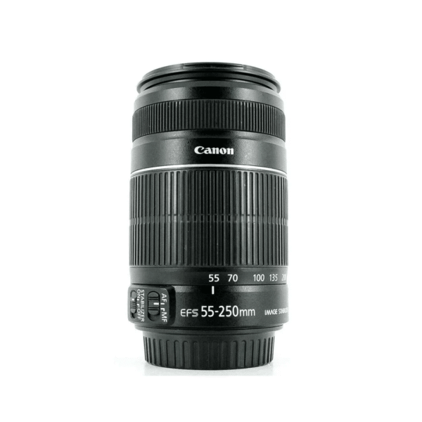 Used Canon EF-S 55-250mm f/4.0-5.6 IS Telephoto Zoom Lens